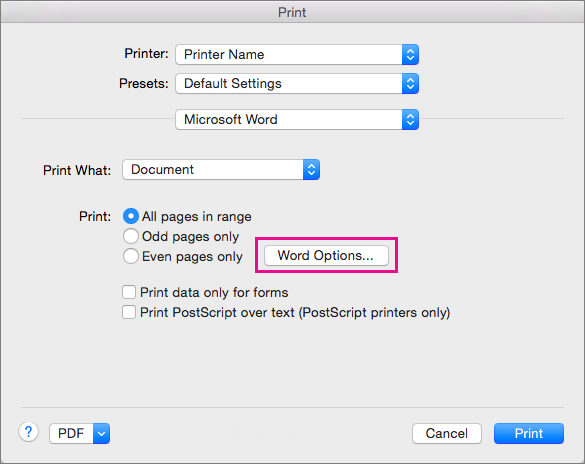 text wrap options in word 2016 for mac